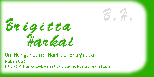 brigitta harkai business card